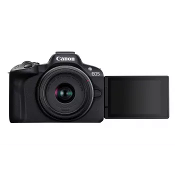 Bezspoguļa kamera Canon EOS R50 Melna 24.2MP 4K Ultra HD