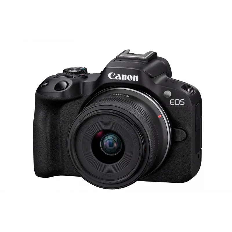 Bezspoguļa kamera Canon EOS R50 Melna 24.2MP 4K Ultra HD