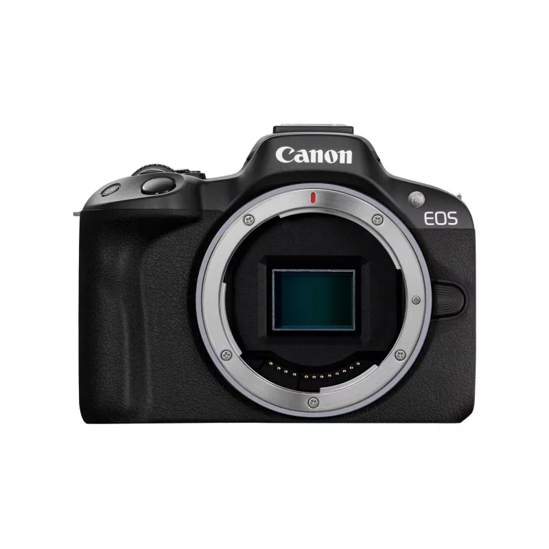 Bezspoguļa kamera Canon EOS R50 Melna 24.2MP 4K Ultra HD