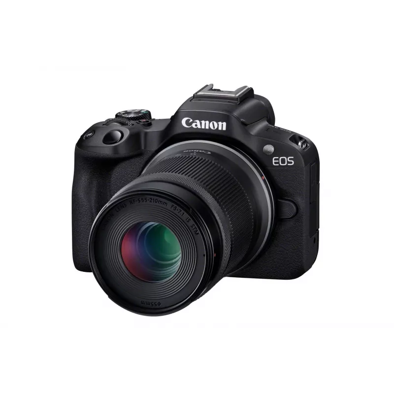 Bezspoguļa kamera Canon EOS R50 Melna 24.2MP 4K Ultra HD