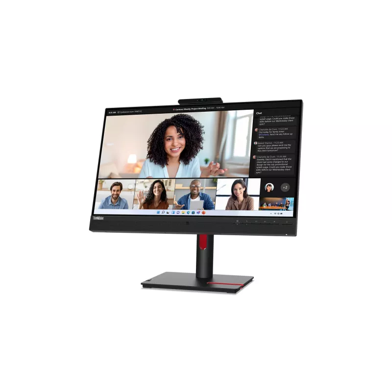 Lenovo ThinkVision T24mv-30 monitors, 60,5 cm (23,8 collas), 1920 x 1080 pikseļi, Full HD, LED, 6 ms, melns