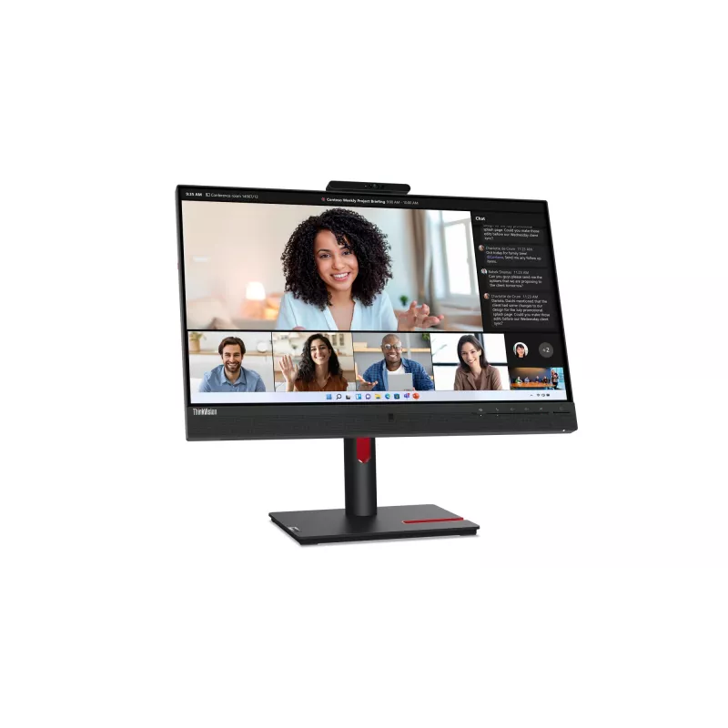 Lenovo ThinkVision T24mv-30 monitors, 60,5 cm (23,8 collas), 1920 x 1080 pikseļi, Full HD, LED, 6 ms, melns
