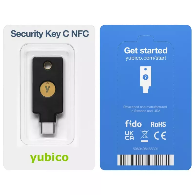 USB zibatmiņa Yubico Melna