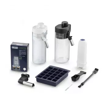 Espresso automāts De’Longhi ECAM450.65.S — pilnībā automātisks, 1,8 L ūdens tvertne, 300 g pupiņu tvertne, 19 bāri, iebūvēta dzirnaviņa, Wi‑Fi, TFT displejs
