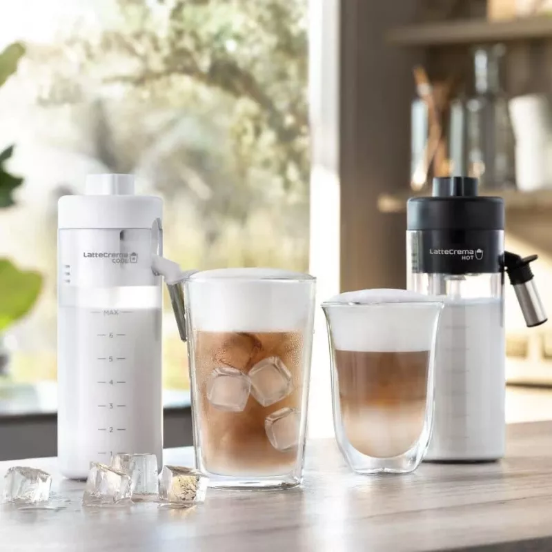 Espresso automāts De’Longhi ECAM450.65.S — pilnībā automātisks, 1,8 L ūdens tvertne, 300 g pupiņu tvertne, 19 bāri, iebūvēta dzirnaviņa, Wi‑Fi, TFT displejs