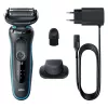 Braun Series 5 51-M1200s vīriešu skuveklis Folijas skuveklis Trimeris Melns, Zils