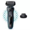 Braun Series 5 51-M1200s vīriešu skuveklis Folijas skuveklis Trimeris Melns, Zils