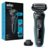 Braun Series 5 51-M1200s vīriešu skuveklis Folijas skuveklis Trimeris Melns, Zils