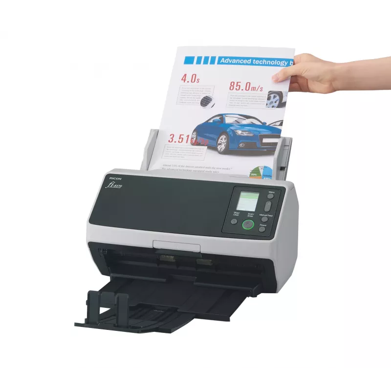 Ricoh fi-8170 ADF + manuālās padeves skeneris 600 x 600 DPI A4 melns, pelēks