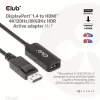 CLUB3D DisplayPort1.4 uz HDMI 4K120Hz/8K60Hz HDR aktīvais adapteris M/F