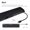 CLUB3D USB Gen1 Type-C Triple Display DP1.4 Alt mode Smart PD3.0 uzlādes dokstacija ar 100 vatu barošanas avotu