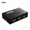 CLUB3D 3 uz 1 HDMI™ 8K60Hz/4K120Hz pārslēdzējs, 7680 x 4320 pikseļi, 8K Ultra HD, melns