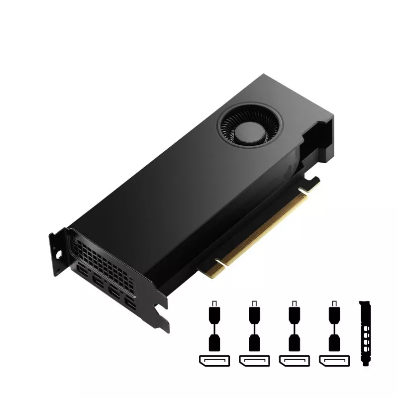 PNY NVIDIA RTX 4000 SFF Ada Generation 20 GB GDDR6 4x mDP