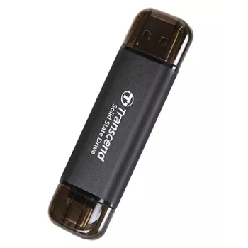 SSD Transcend 256GB ārējais USB Type-A uz Type-C USB 3.2 Gen 2x2 ESD310C