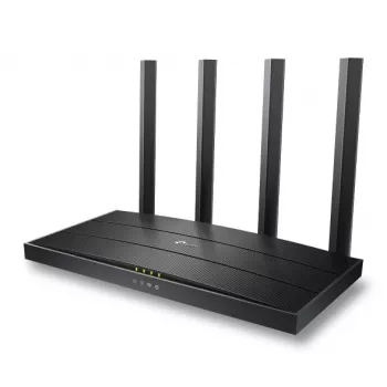 TP-Link Archer AX1500 Wi-Fi 6 maršrutētājs, Wi-Fi 6 (802.11ax), divjoslu (2,4 GHz / 5 GHz), Ethernet LAN, melns, galda maršrutētājs