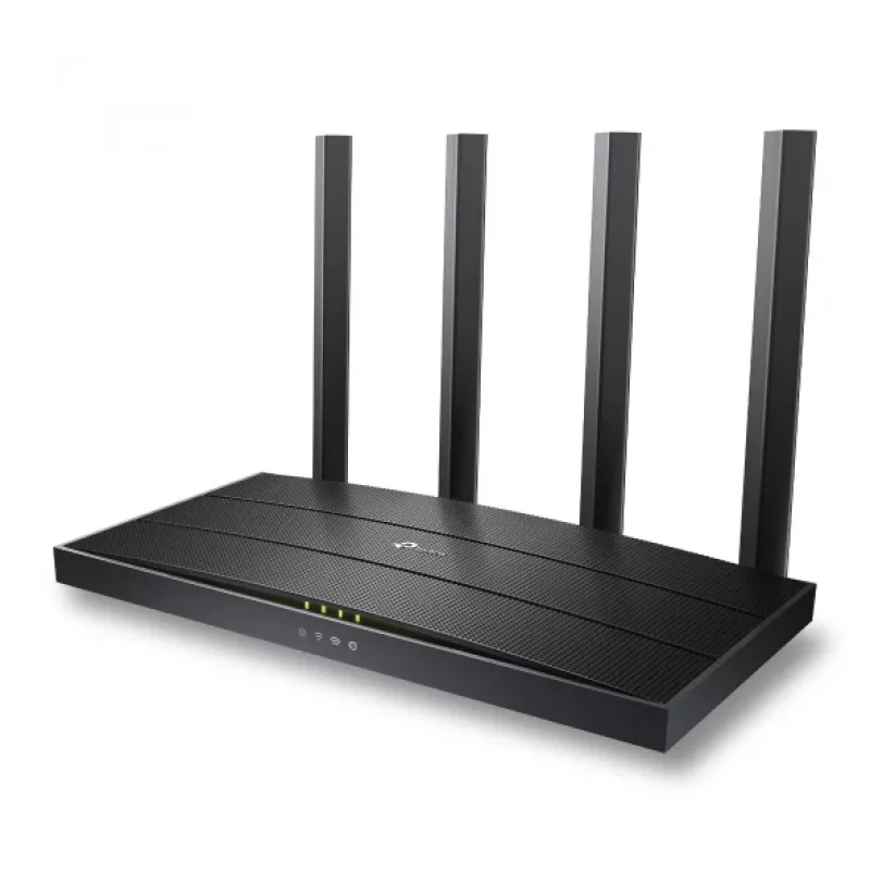 TP-Link Archer AX1500 Wi-Fi 6 maršrutētājs, Wi-Fi 6 (802.11ax), divjoslu (2,4 GHz / 5 GHz), Ethernet LAN, melns, galda maršrutētājs