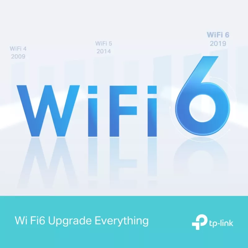 TP-Link Archer AX1500 Wi-Fi 6 maršrutētājs, Wi-Fi 6 (802.11ax), divjoslu (2,4 GHz / 5 GHz), Ethernet LAN, melns, galda maršrutētājs