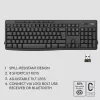 Tastatūras un peles komplekts Logitech MK370 Combo for Business — pilnizmēra QWERTY (US International), RF bezvadu + Bluetooth, grafīts