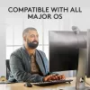 Tastatūras un peles komplekts Logitech MK370 Combo for Business — pilnizmēra QWERTY (US International), RF bezvadu + Bluetooth, grafīts