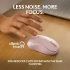 LOGITECH M240 Klusā pele - Bluetooth - Rozā