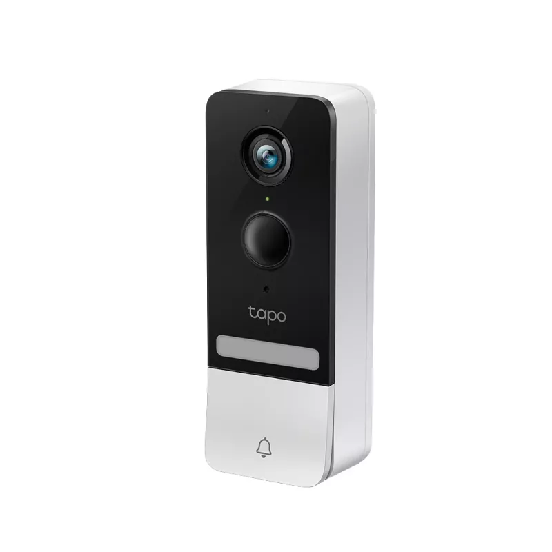 TP-Link Tapo viedās durvju zvana kameras komplekts, melns, balts, IR, CE, RoHS, RCM, R-NZ, FCC, EAC, Triman, UKCA, G.711, 5 MP, 2560 x 1920 pikseļi