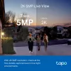 TP-Link Tapo viedās durvju zvana kameras komplekts, melns, balts, IR, CE, RoHS, RCM, R-NZ, FCC, EAC, Triman, UKCA, G.711, 5 MP, 2560 x 1920 pikseļi