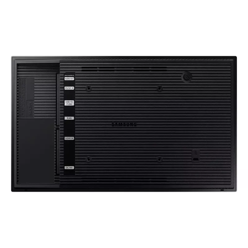 Samsung QB13R-M Digitālās izkārtnes plakanā paneļa displejs 33 cm (13 collas) LCD Wi-Fi 500 cd/m² Full HD Melns Iebūvēts procesors Tizen 4.0 16/7