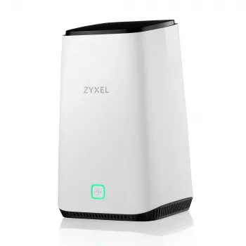 Zyxel FWA510 bezvadu maršrutētājs Multi-Gigabit Ethernet Trīsjoslu (2,4 GHz / 5 GHz / 5 GHz) 5G Melns, Balts
