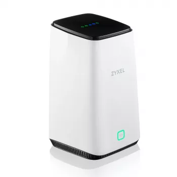 Zyxel FWA510 bezvadu maršrutētājs Multi-Gigabit Ethernet Trīsjoslu (2,4 GHz / 5 GHz / 5 GHz) 5G Melns, Balts