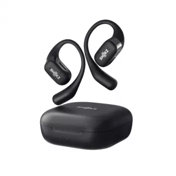 SHOKZ OpenFit austiņas bezvadu aiz auss zvaniem/mūzikai/sportam/ikdienai Bluetooth melnas