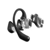SHOKZ OpenFit austiņas bezvadu aiz auss zvaniem/mūzikai/sportam/ikdienai Bluetooth melnas