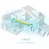 TP-Link DECO X55 (2 komplekts) Divjoslu (2,4 GHz / 5 GHz) Wi-Fi 6 (802.11ax) Balts 3 iekšējās antenas