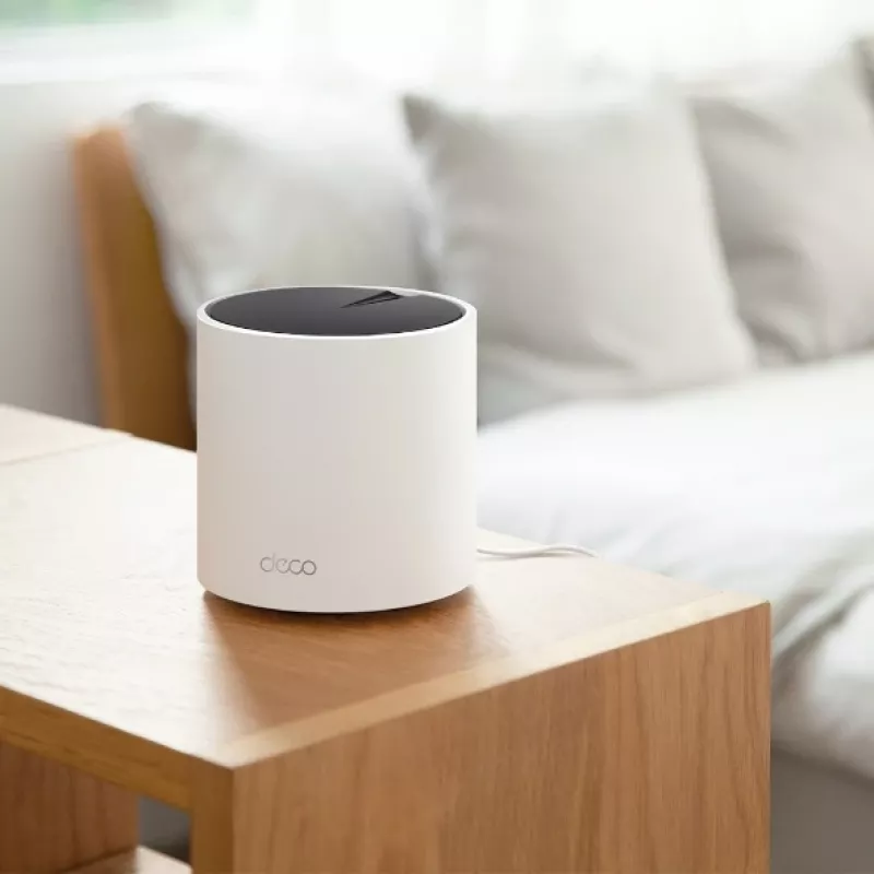 TP-Link DECO X55 (2 komplekts) Divjoslu (2,4 GHz / 5 GHz) Wi-Fi 6 (802.11ax) Balts 3 iekšējās antenas