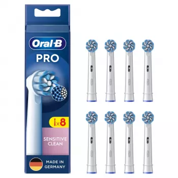 Oral-B Sensitive Clean 8 gab. Balts