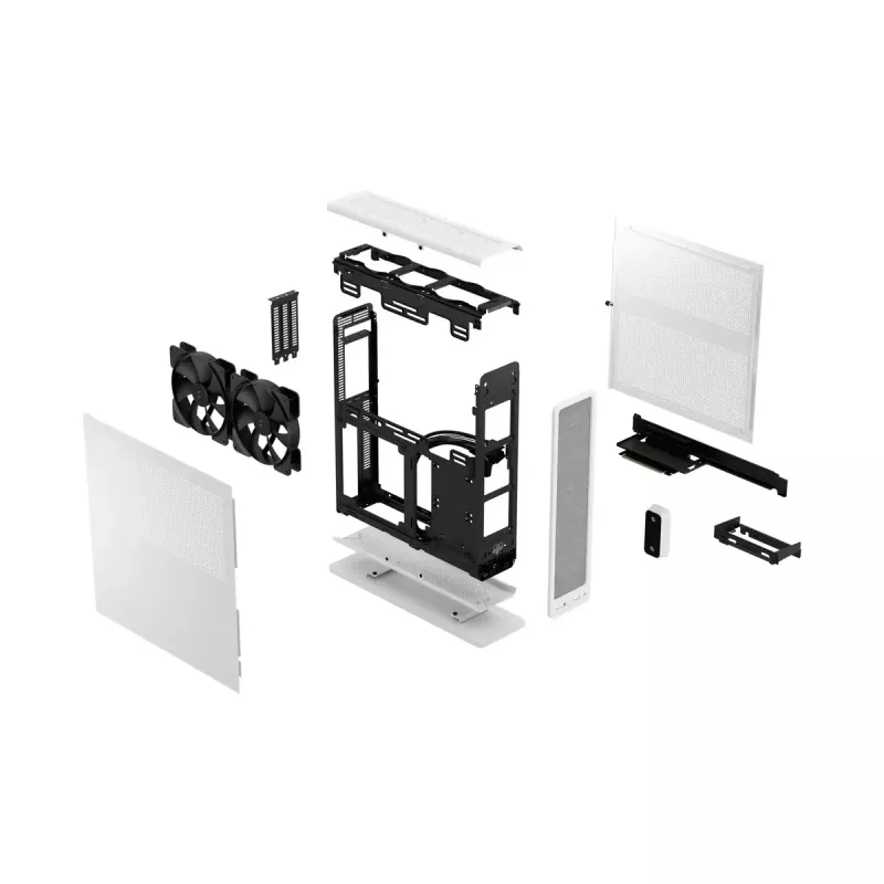 PC korpuss Fractal Design Ridge Small Form Factor balts