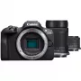 Canon EOS R100 + RF-S 18-45mm F4.5-6.3 IS STM + RF-S 55-200mm F5-7.1 IS STM komplekts MILC 24,1 MP CMOS 6000 x 4000 pikseļi Melns