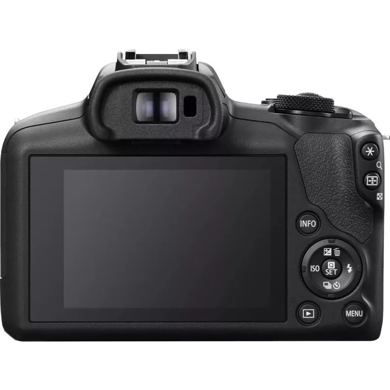 Canon EOS R100 + RF-S 18-45mm F4.5-6.3 IS STM + RF-S 55-200mm F5-7.1 IS STM komplekts MILC 24,1 MP CMOS 6000 x 4000 pikseļi Melns
