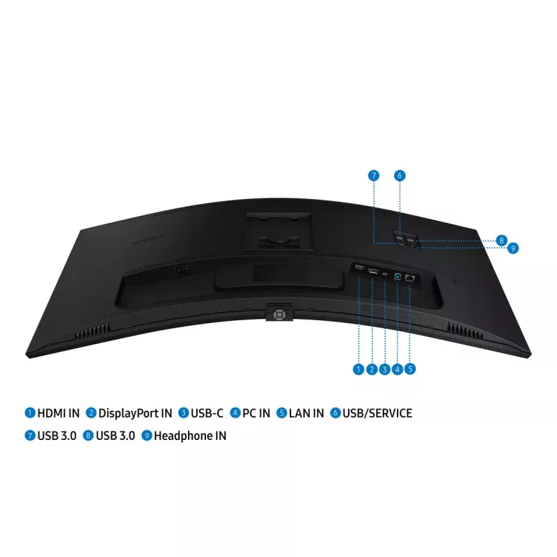 Samsung S65UC datora monitors 86,4 cm (34 colli) 3440 x 1440 pikseļi UltraWide Quad HD LCD melns