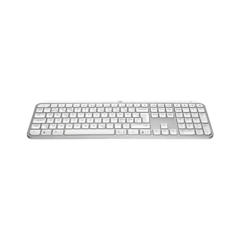 Logitech MX Keys S tastatūra universāla RF bezvadu + Bluetooth QWERTY dāņu somu norvēģu zviedru alumīnija balta