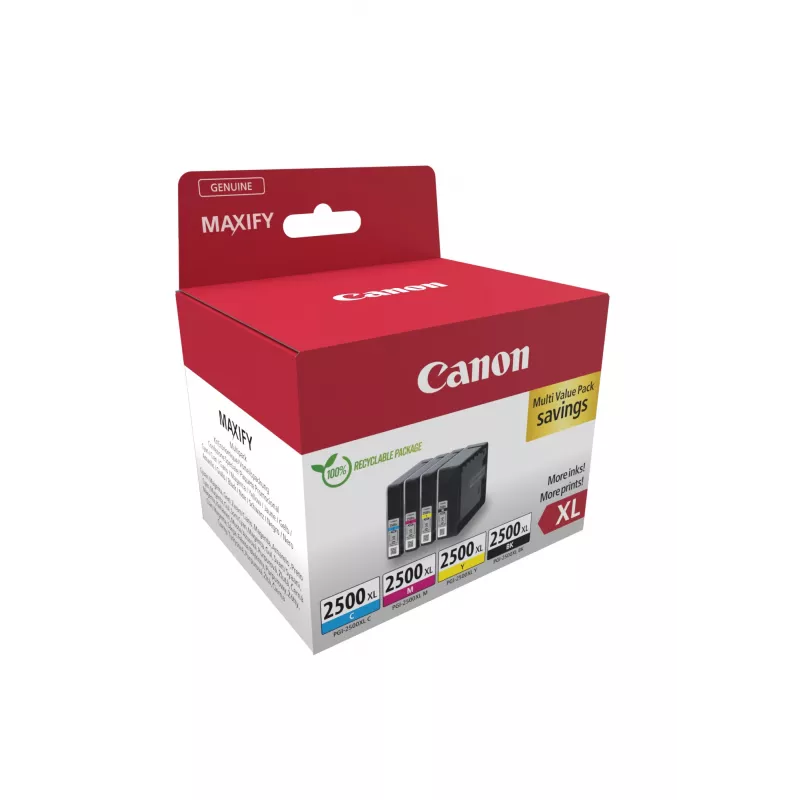 Canon 9254B010 tintes kasetne 4 gab. Oriģināls Augstas (XL) ietilpības Melns, Ciāna, Fuksīna, Dzeltens