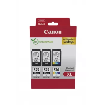 Canon 5437C004 tintes kasetne 3 gab. oriģināla augstas (XL) ražības melna, ciāna, madženta, dzeltena