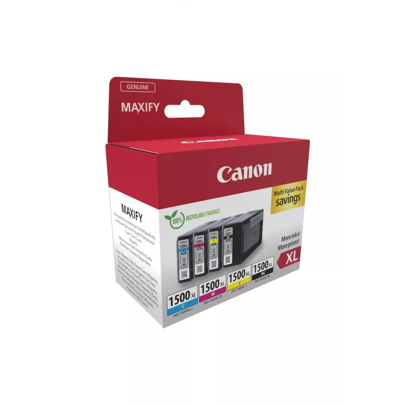 Canon 9182B010 tintes kasetne 4 gab. Oriģināla Augsta (XL) ietilpība Melna, Ciāna, Fuksīna, Dzeltena