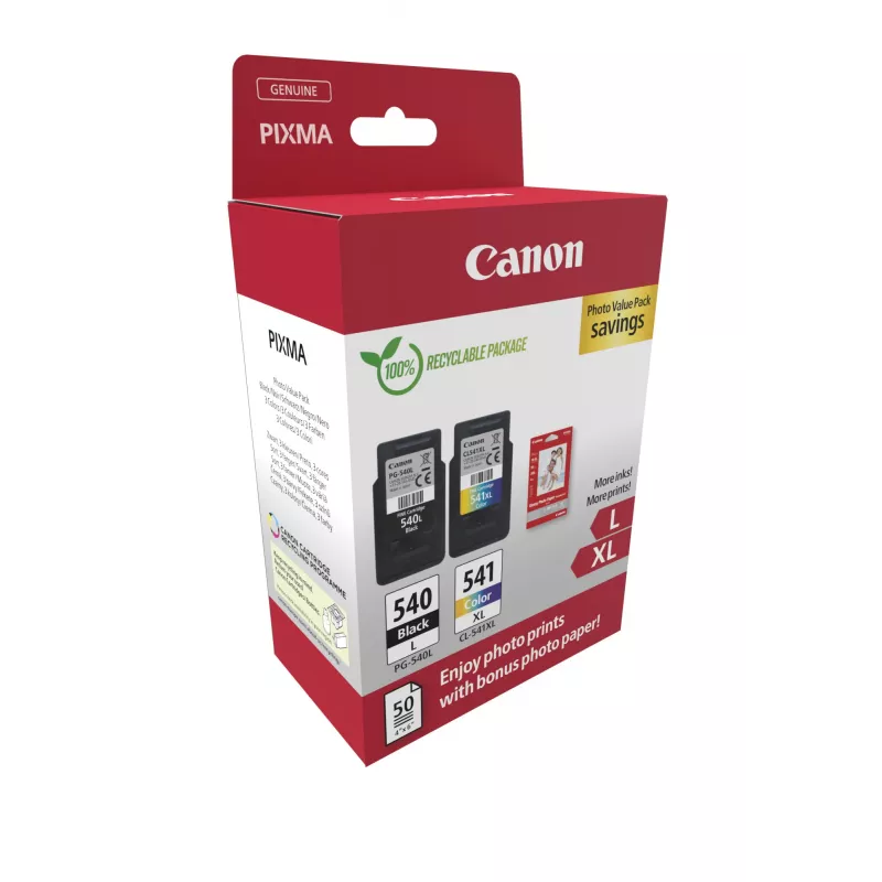 Canon 5224B012 tintes kasetne 2 gab. Oriģināla melna, ciāna, fuksīna, dzeltena
