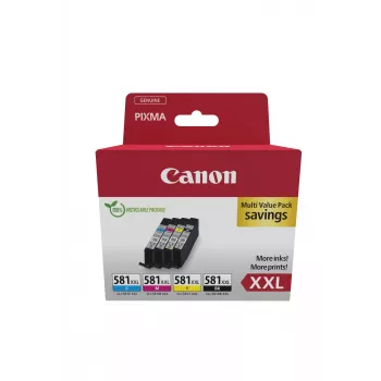 Canon 1998C007 tintes kasetne 4 gab. oriģināla melna, ciāna, madženta, dzeltena