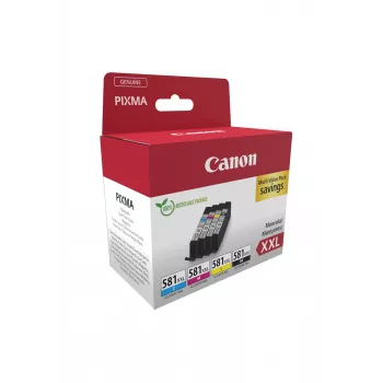 Canon 1998C007 tintes kasetne 4 gab. oriģināla melna, ciāna, madženta, dzeltena