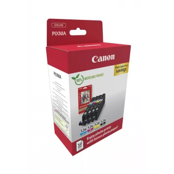 Canon 4540B019 tintes kasetne 4 gab. oriģināla melna, ciāna, fuksīna, dzeltena