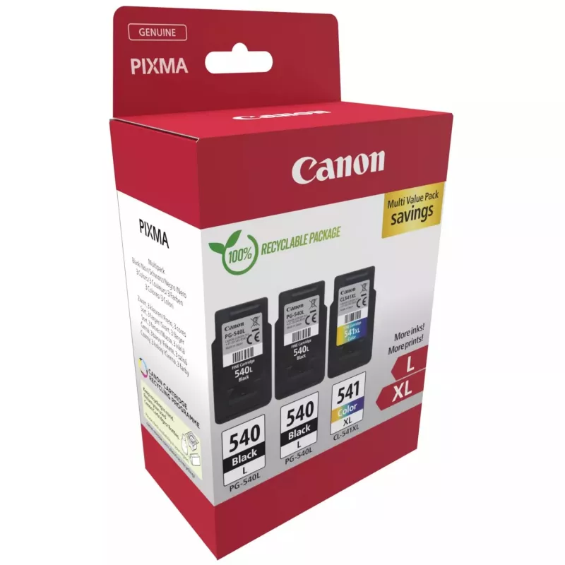 Canon 5224B017 tintes kasetne 2 gab. Oriģināla melna, ciāna, fuksīna, dzeltena