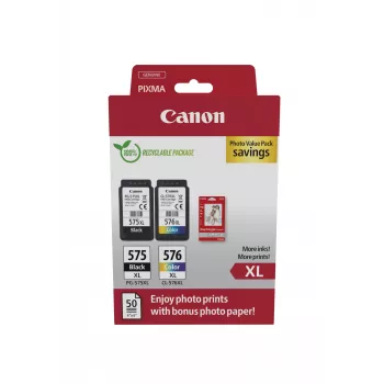 Canon 5437C006 tintes kasetne 2 gab. Oriģināls Augstas (XL) ietilpības Melna, Ciāna, Fuksīna, Dzeltena