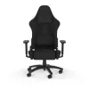 Corsair TC100 RELAXED polsterēts sēdeklis melns atzveltne 59,5x81 cm