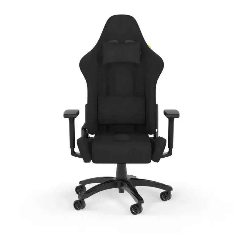 Corsair TC100 RELAXED polsterēts sēdeklis melns atzveltne 59,5x81 cm